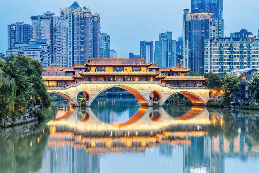 Chengdu bridge